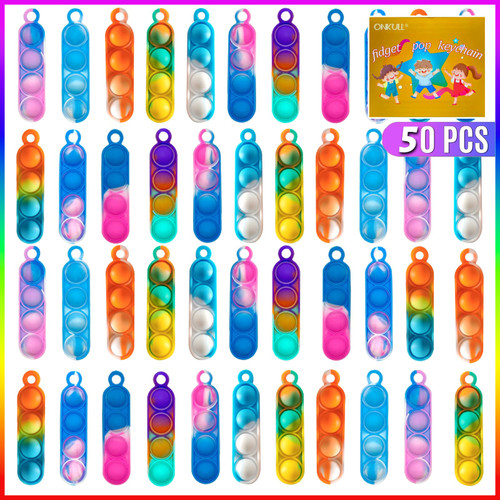 50Pcs Christmas Party Favors for Kids 3-5 4-8 Fidget Toys Bulk Mini Pop Keychain Sensory Toys Stocking Pinata Stuffers Birthday Carnival Treasure Classroom Prizes Toddler Toys Stress Relief Toys 50Pcs Christmas Party Favors for Kids 3-5 4-8 Fidget Toys Bulk Mini Pop Keychain Sensory Toys Stocking Pinata Stuffers Birthday Carnival Treasure Classroom Prizes Toddler Toys Stress Relief Toys