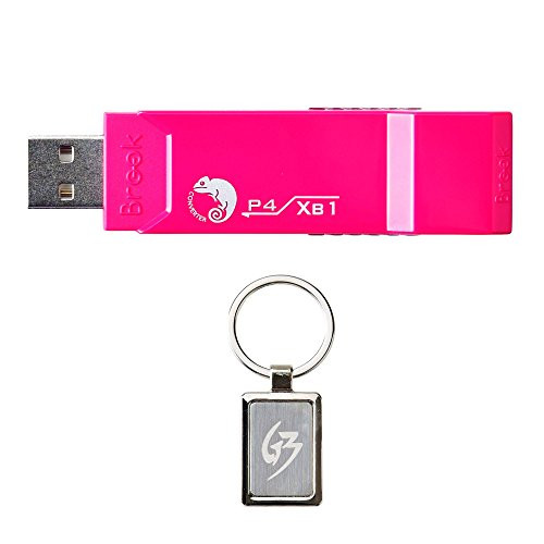 Gam3Gear Brook Xbox One to PS4 Super Converter Gaming Adapter with Gam3Gear Keychain