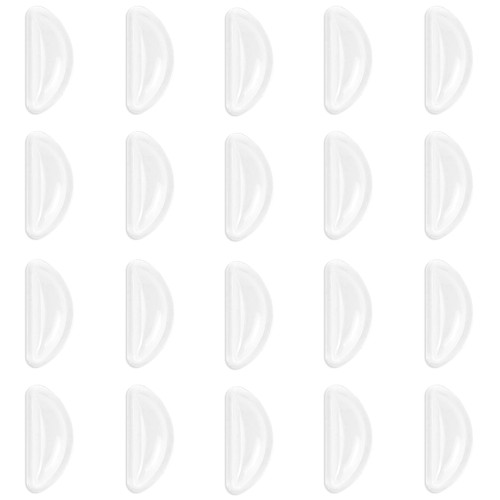 10 Pairs Clear Adhesive Eyeglass Nose Pads, Silicone Spectacle Nose Pads, Anti-Slip Nose Pads Grips for Glasses, Eyeglasses, Sunglasses (10) 10 Pairs Clear Adhesive Eyeglass Nose Pads, Silicone Spectacle Nose Pads, Anti-Slip Nose Pads Grips for Glasses, Eyeglasses, Sunglasses (10)