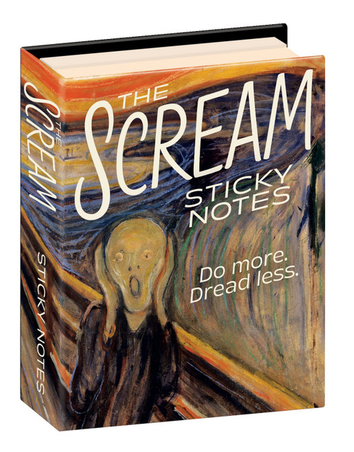 Edvard Munch's Scream Sticky Notes Booklet