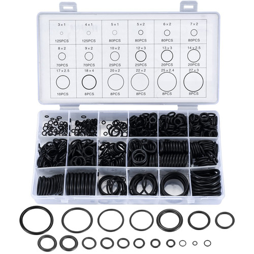 850 Pcs O Rings Kit, Rubber O-Rings Seals Assortment Kit, Nitrile Rubber Pressure Plumbing Sealing Washer Gasket O Ring Repair Kit for Faucet, Automotive, General Repair 850 Pcs O Rings Kit, Rubber O-Rings Seals Assortment Kit, Nitrile Rubber Pressure Plumbing Sealing Washer Gasket O Ring Repair Kit for Faucet, Automotive, General Repair