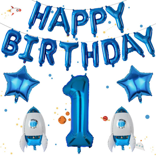 4D 24'' Space Rocket Balloons, 18 Pcs Outer Space Birthday Party Decorations Balloons Interstellar Rocket Mylar Foil Balloons for Kids Baby Shower Astronaut Theme 1st Birthday Party Supplies 4D 24'' Space Rocket Balloons, 18 Pcs Outer Space Birthday Party Decorations Balloons Interstellar Rocket Mylar Foil Balloons for Kids Baby Shower Astronaut Theme 1st Birthday Party Supplies