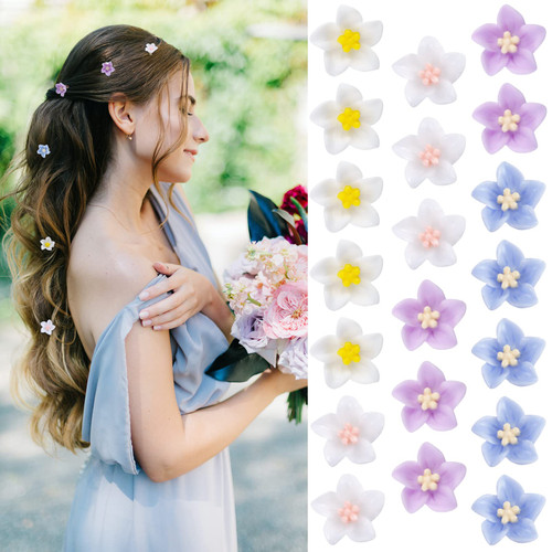 YISSION 20Pcs Mini Flower Hair Clips for Girls Women Cute Hair Pins Small Hair Clips Lily Flower Clips for Hair Wedding Hair Barrettes Bridal Hair Accessories for Girls Women 4 Colors YISSION 20Pcs Mini Flower Hair Clips for Girls Women Cute Hair Pins Small Hair Clips Lily Flower Clips for Hair Wedding Hair Barrettes Bridal Hair Accessories for Girls Women 4 Colors
