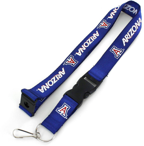 aminco NCAA Arizona Wildcats Team Lanyard Blue, One Size
