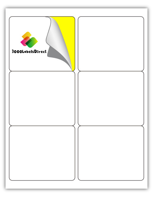 30 Sheets 180 Labels Shipping Labels 6 per Sheet for Laser & Inkjet Printers,3-1/3 x 4 6 Up Shipping Labels FBA Address Labels, 3-1/3" x 4" Address Sticker Labels,6 Labels per Page Sheets[306]