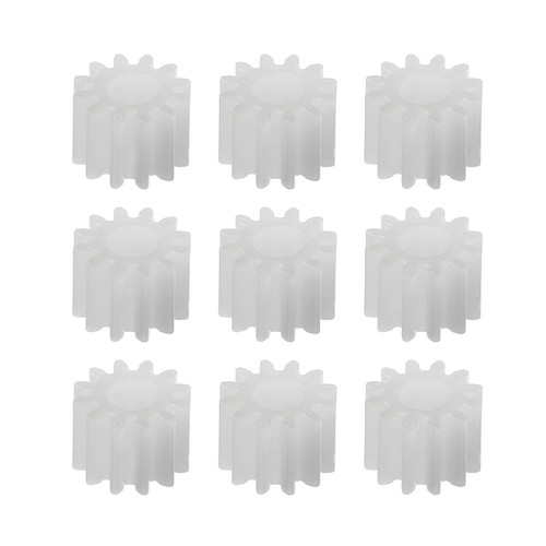 Othmro 10pcs Plastic Gears 12 Teeth Model 123A Reduction Gear Plastic Worm Gears for RC Car Robot Motor