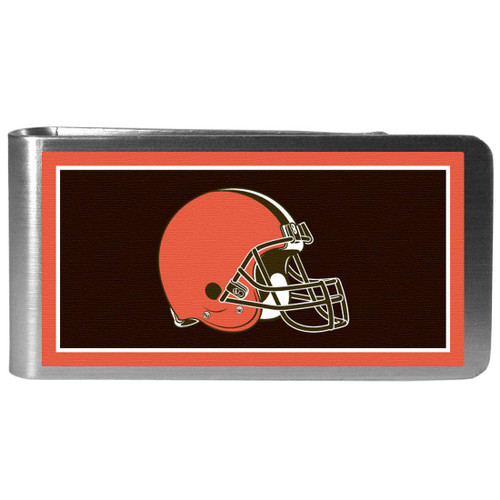 NFL Cleveland Browns Mens Siskiyou SportsSteel Logo Money Clip, Steel, One Size NFL Cleveland Browns Mens Siskiyou SportsSteel Logo Money Clip, Steel, One Size