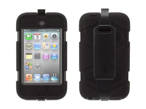 Griffin Black Heavy Duty Survivor All-Terrain Case for iPod touch 4th Gen. - Extreme-duty case for 4th gen. iPod touch Griffin Black Heavy Duty Survivor All-Terrain Case for iPod touch 4th Gen. - Extreme-duty case for 4th gen. iPod touch