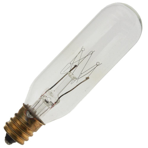 Industrial Performance 15T6 145V, 15 Watt, T6, Candelabra Screw (E12) Base Tubular Light Bulb (1 Bulb)