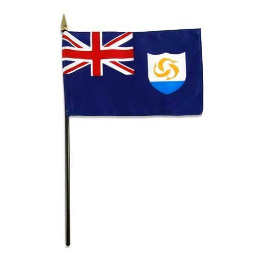 Online Stores Anguilla Flag 4in x 6in