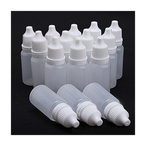 5PCS Empty Plastic Squeezable Dropper Bottles Eye Liquid Dropper Bottles Refillable Bottles,10ml