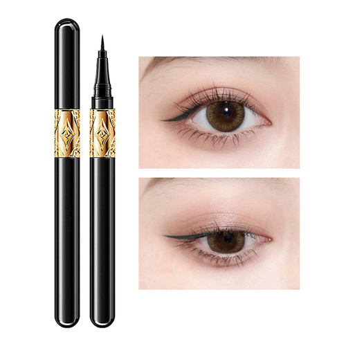 Buogint Waterproof Eyeliner Pen,Smudge Resistant Eyeliner Pencil | Black Eyeliner Pencils for Precise Definition, Quick Drying Formula, Eye Makeup, Creates Bold & Defined Lines, 1g