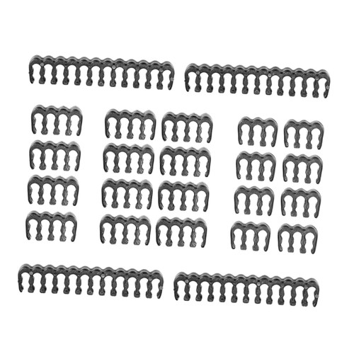 AOKWAWALIY 1 Set White Cable Clips Computer Accessories Computer Supply Power Supply Manager Strapping Machine Cable Manager Cable clamp Wire Comb Comb Cable Cable Clamp Electric Wire