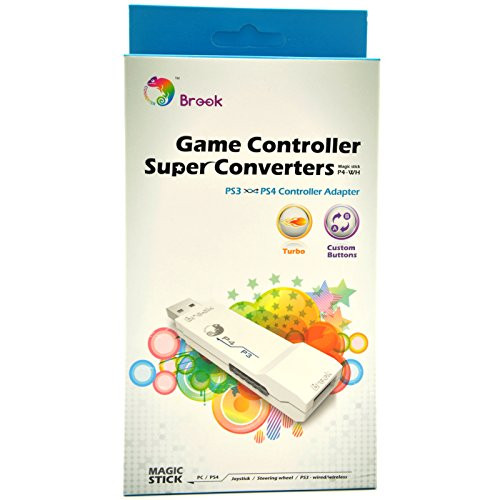 CtrlDepot Brook Super Converter Compatible for PS3 to PS4 Arcade Stick Converter Controller Adapter Support GT/G27/G29 Steering Wheel