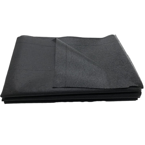 PLANTIONAL Black Iron-On Non-Woven Fusible Interfacing: 39 x 72 inch Lightweight Non-Woven Interfacing Iron On Polyester Single-Sided Interfacing for DIY Crafts Supplies