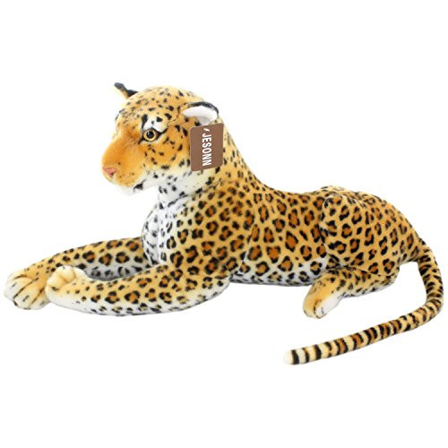 JESONN Realistic Large Stuffed Animals Cheetah Plush Toys Spotted Leopard for Kids,23.6" or 60 Centimeter,1PC JESONN Realistic Large Stuffed Animals Cheetah Plush Toys Spotted Leopard for Kids,23.6" or 60 Centimeter,1PC