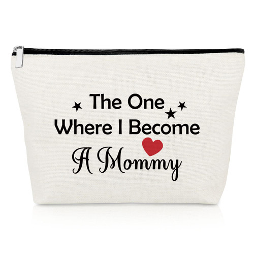 Mommy Appreciation Gifts from Daughter Son Makeup Bag Mom to Be Gifts for Mothers Day Gift for New Mom Cosmetic Pouch Mommy Gift for Sister Pregnancy Announcement Gift for Mother Gifts Cosmetic Bag
