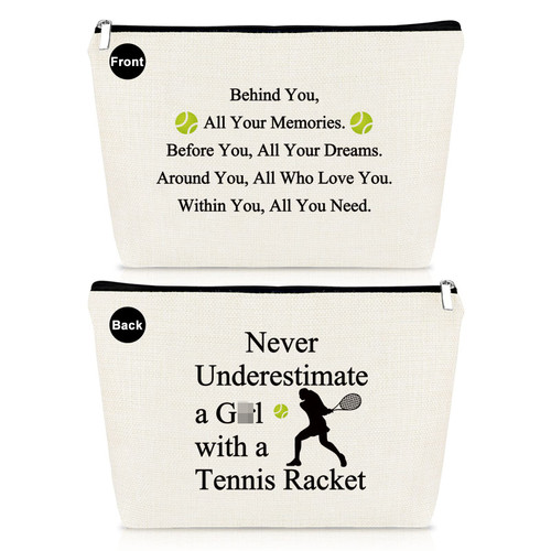 Tennis Gifts for Teens Girls Makeup Bag Tennis Player Birthday Gift Tennis Lover Inspirational Gifts Cosmetic Bag Tennis Team Gift Best Friend Friendship Gift Christmas Graduation Gift Travel Pouch Tennis Gifts for Teens Girls Makeup Bag Tennis Player Birthday Gift Tennis Lover Inspirational Gifts Cosmetic Bag Tennis Team Gift Best Friend Friendship Gift Christmas Graduation Gift Travel Pouch