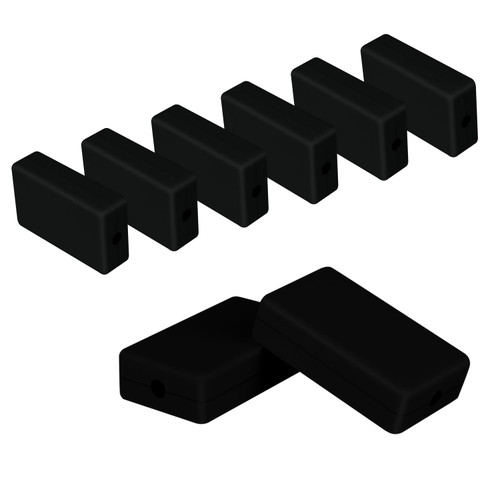 HoHaing Project Box 8 Pieces Electrical Box Small Junction Box ABS Plastic Enclosure Power Electronic Case Black 2.36" x 1.42" x 0.67"(60 x 36 x 17mm)