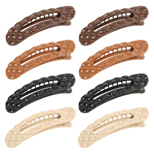 ACO-UINT 8 Pack Flat Hair Clips for Women, Flat Hair Claws Alligator Hair Clips for Styling Sectioning Non-slip Hair Claw Clips, French Clips Large Hair Barrettes Duck Billed Hair Clips Hair Styling Accessories for Women ACO-UINT 8 Pack Flat Hair Clips for Women, Flat Hair Claws Alligator Hair Clips for Styling Sectioning Non-slip Hair Claw Clips, French Clips Large Hair Barrettes Duck Billed Hair Clips Hair Styling Accessories for Women