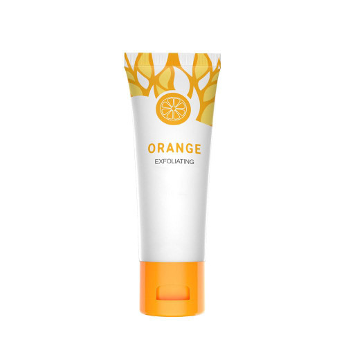 Orange Exfoliating Gel Scrub, Face and Body Exfoliating Deep Cleansing Moisturizing Facial Exfoliator.(1 Pcs)