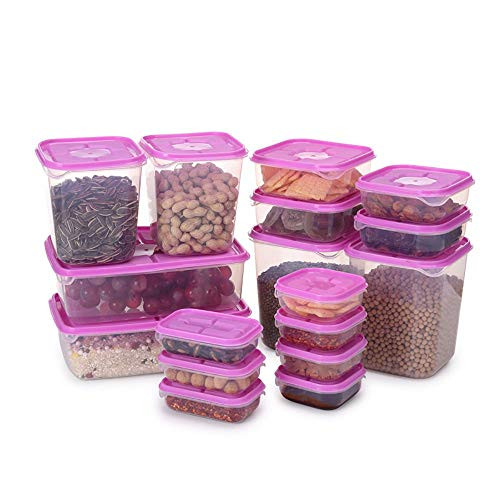 Food Storage Containers, Airtight Flour Containers Pantry Storage Containers (Red)