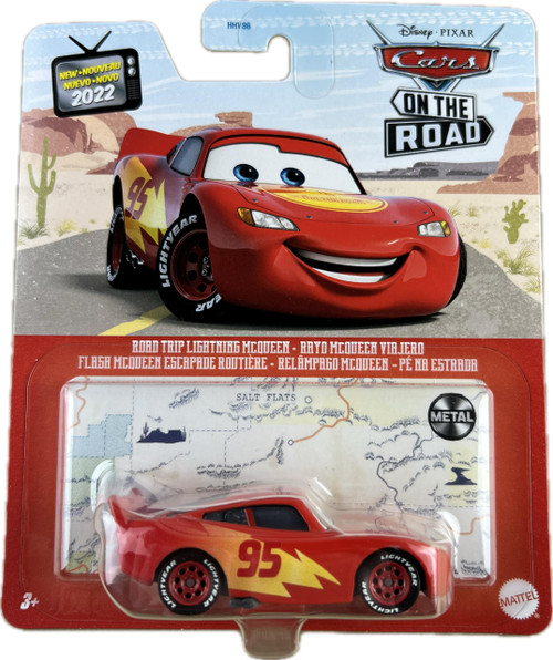 Disney Pixar Cars Road Trip Lightning McQueen 1:55 Scale Disney Pixar Cars Road Trip Lightning McQueen 1:55 Scale