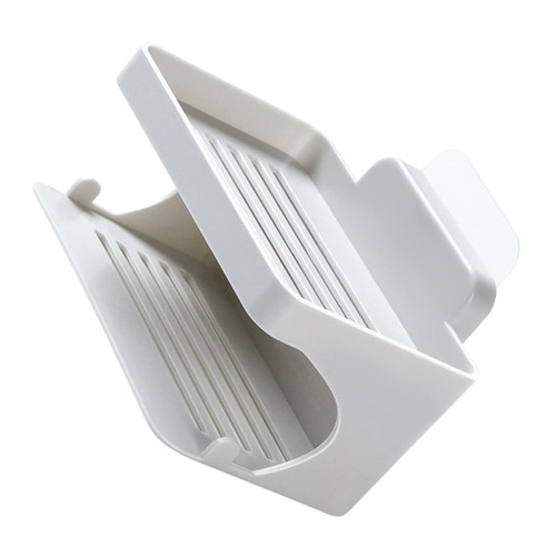 SHOWERORO Double Layer Soap Holder Wall Bathroom Shelf Bath Tub Shelf Wall Mount Shelves Suction Cup Soap Holder Soap Draining Holder Bathtub Shelf Soap Rack Storage Abs Soap Dish Holder