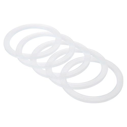 PATIKIL 70mm Regular Mouth Silicone Sealing Rings, 20 Pack Reusable Leak-Proof Gaskets for Mason Jar Lids, Translucent