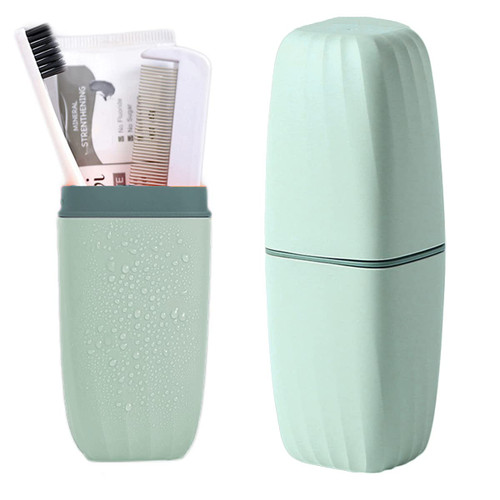 CMREAEC Travel Toothbrush Cup Case,Toothbrush Holder with Cover Travel Toothbrush Containers Portable Toothpaste Storage Toothbrush Case and Carrier for Camping School Business Trip Bathroom CMREAEC Travel Toothbrush Cup Case,Toothbrush Holder with Cover Travel Toothbrush Containers Portable Toothpaste Storage Toothbrush Case and Carrier for Camping School Business Trip Bathroom