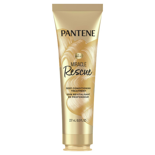 Pantene Miracle Rescue Deep Conditioning Hair Mask Treatment, 8 fl oz, 6.244 Fl oz