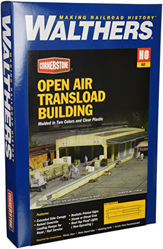 Walthers Cornerstone Series Kit HO Scale Open Air Transload Building