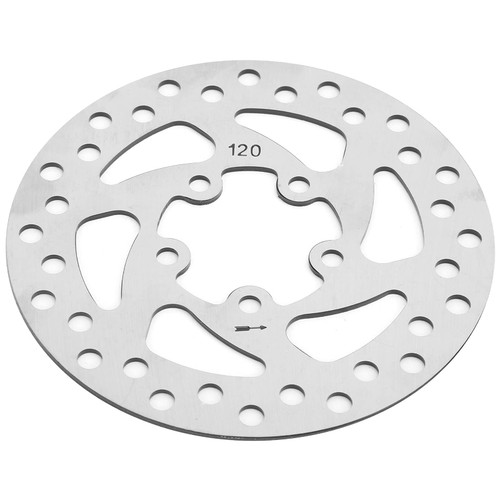 120Mm Brake Disc 5 Holes Stainless Steel Brake Disc For M365/ProPro2 Electric Scooter, Electric Scooter Brake Parts, Niu Scooter Kqi3 Pro Brake Disc