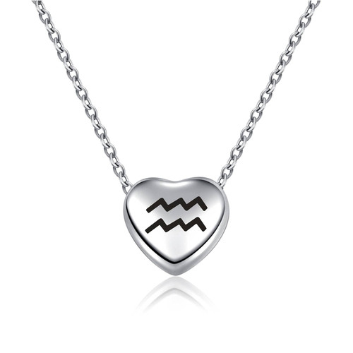 Zodiac Heart Necklace Zodiac Sign Pendant Necklace Constellation Astrology Jewelry Horoscope Constellation Pendant Astrology Birthday Gifts (Aquarius) Zodiac Heart Necklace Zodiac Sign Pendant Necklace Constellation Astrology Jewelry Horoscope Constellation Pendant Astrology Birthday Gifts (Aquarius)