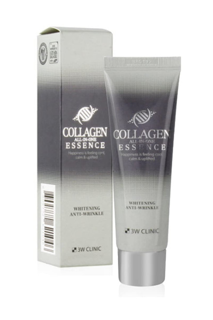3W Clinic All-in-One Face Essence 60ml (Collagen) Wrinkle care, Elasticity, Hydrolyzed Collagen Extract