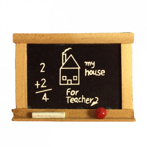 Melody Jane Dolls Houses Dollhouse Chalk Board Blackboard Miniature School Study Office Accessory 1:12