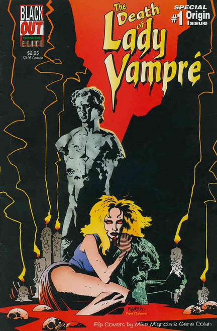 Death of Lady Vampre #1 VF ; Blackout comic book | Mike Mignola