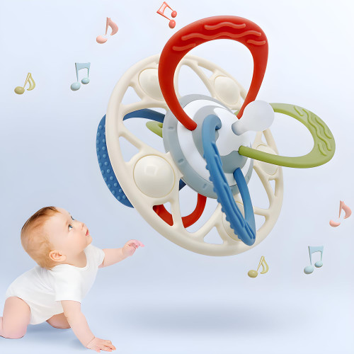 Baby Teething Toys - Infant Sensory Chew Rattles Toys - Baby Teether Montessori Learning Educational Toy - Baby Gifts for Newborn Boys Girls 0 3 6 9 12 18 Months - Toddler Sensory Travel Toys Baby Teething Toys - Infant Sensory Chew Rattles Toys - Baby Teether Montessori Learning Educational Toy - Baby Gifts for Newborn Boys Girls 0 3 6 9 12 18 Months - Toddler Sensory Travel Toys