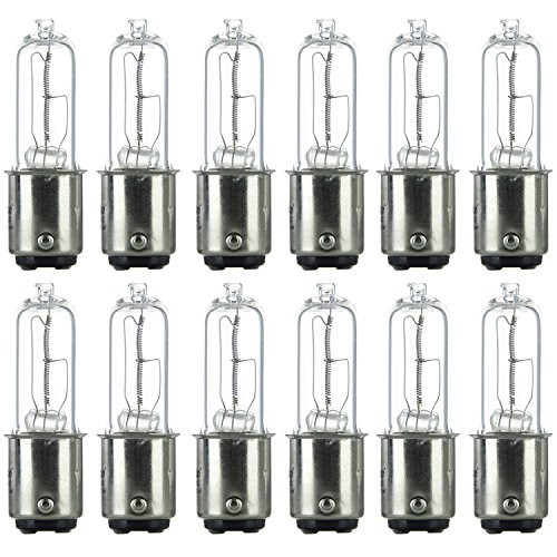 Sunlite Q100/CL/DC/12PK Halogen 100W 120V T4 Q100 Single Ended Tube Capsule Light Bulbs (12 Pack)