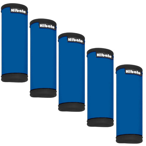 Hibate 5pcs Neoprene Luggage Handle Wrap for Suitcase Identifier Luggage Makers Covers Wraps Travel Accessories - Blue