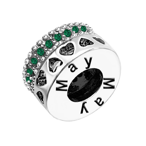 JMQJewelry May Heart Love Sister Brother Birthday Birthstone Green May Charms Beads for Bracelets Wife Husband Mother Son Daughter Graduation 2024 JMQJewelry May Heart Love Sister Brother Birthday Birthstone Green May Charms Beads for Bracelets Wife Husband Mother Son Daughter Graduation 2024