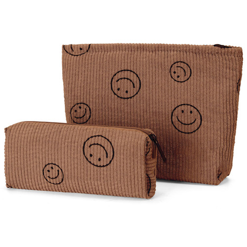 SANYETS Makeup Bag, Cosmetic Bags for Women, Travel Makeup Bag, Small Make Up Brush Pouch with Zipper, Corduroy Cute Cosmetic Toiletry Bag, Travel Essentials Aesthetic Preppy Stuff SANYETS Makeup Bag, Cosmetic Bags for Women, Travel Makeup Bag, Small Make Up Brush Pouch with Zipper, Corduroy Cute Cosmetic Toiletry Bag, Travel Essentials Aesthetic Preppy Stuff