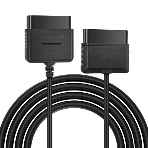 Arzweyk PS2 Extension Cord, 6FT Extender Cable for Sony Playstation 1 Playstation 2 Game Console Wired Controller