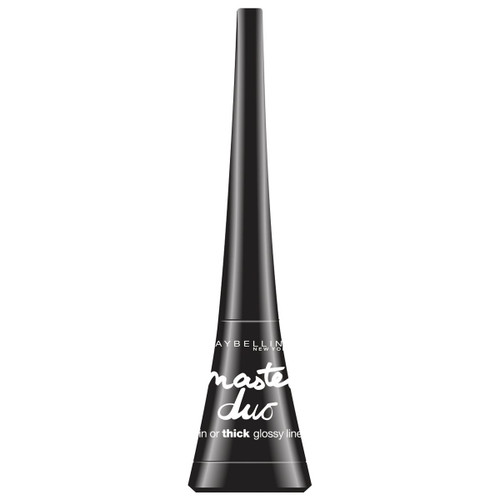 Maybelline Eyestudio Master Duo 2-in-1 Glossy Liquid Liner Black Lacquer Maybelline Eyestudio Master Duo 2-in-1 Glossy Liquid Liner Black Lacquer