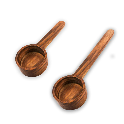 Coffee Scoop For Ground Coffee- Wooden Coffee Spoon In Black Walnut, Measuring For Coffee Beans, Ground Beans Or Tea, 1 Tablespoon/10g Capacity, 2 Pieces (6.69inch/3.94inch) Coffee Scoop For Ground Coffee- Wooden Coffee Spoon In Black Walnut, Measuring For Coffee Beans, Ground Beans Or Tea, 1 Tablespoon/10g Capacity, 2 Pieces (6.69inch/3.94inch)