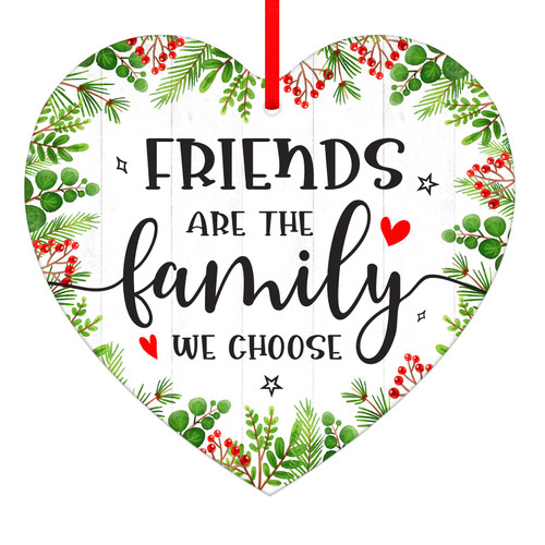 PETCEE Friends Ornament for Christmas Tree 2023 Christmas Ornament Decorations Friends Christmas Hanging Ornaments Christmas Keepsake Gifts for Sisters Women Friends are The Family We Choose PETCEE Friends Ornament for Christmas Tree 2023 Christmas Ornament Decorations Friends Christmas Hanging Ornaments Christmas Keepsake Gifts for Sisters Women Friends are The Family We Choose