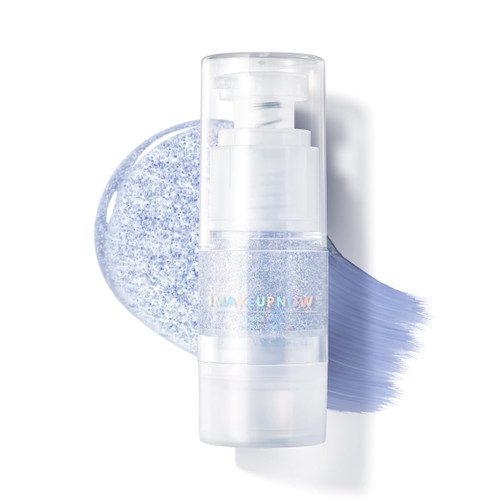 IMAKEUPNOW Bubble Primer Serum, 2 in 1 All Day Hydration And Color Corrector Primer for Face Before Makeup or Wear Alone, Lightweight and Long Lasting Dewy Look, Blue - Tone Up Perfector