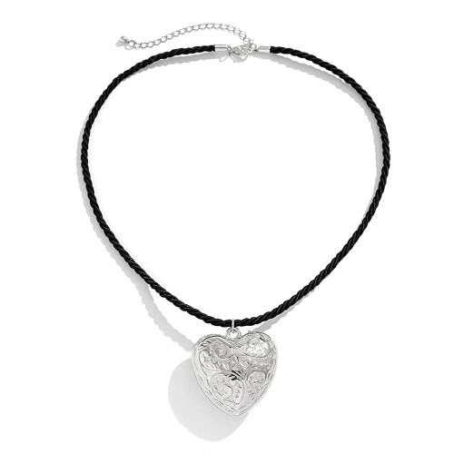 Chunky Heart Necklace Big Puffy Heart Pendant Necklace Geometric 3D Love Heart Y2k Necklace for Women Men Girls Jewelry Gift Chunky Heart Necklace Big Puffy Heart Pendant Necklace Geometric 3D Love Heart Y2k Necklace for Women Men Girls Jewelry Gift