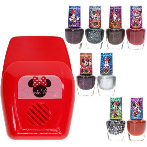 Townley Girl - Disney Minnie Mouse Non-Toxic Peel-Off Water-Based Safe Nail Polish Set with Nail Dryer for Kids, AA Batteries Not Included, Ages 3 and Up Townley Girl - Disney Minnie Mouse Non-Toxic Peel-Off Water-Based Safe Nail Polish Set with Nail Dryer for Kids, AA Batteries Not Included, Ages 3 and Up