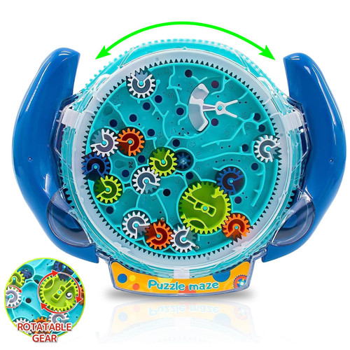 Maze Puzzle Games for Kids Ages 4-8, Maze Ball Toy, 3D Maze Puzzle for Kids, Brain Teasers Gravity Ball Game Gifts for Kids Teens Adults, Hard Challenge. Labyrinth Game Marble Maze (Blue) Maze Puzzle Games for Kids Ages 4-8, Maze Ball Toy, 3D Maze Puzzle for Kids, Brain Teasers Gravity Ball Game Gifts for Kids Teens Adults, Hard Challenge. Labyrinth Game Marble Maze (Blue)